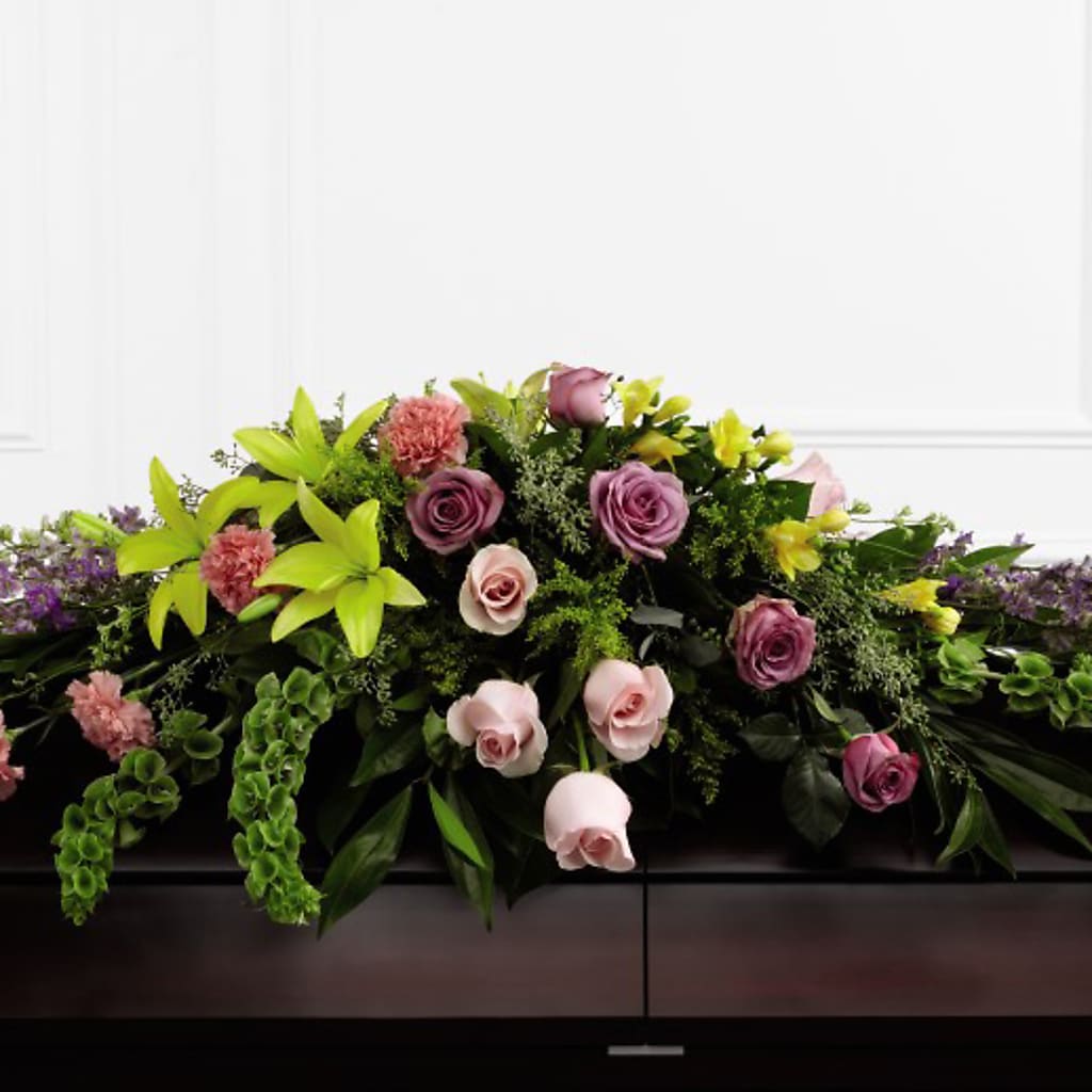Forever Beloved Casket Spray – Columbia Florist, Bronx NY