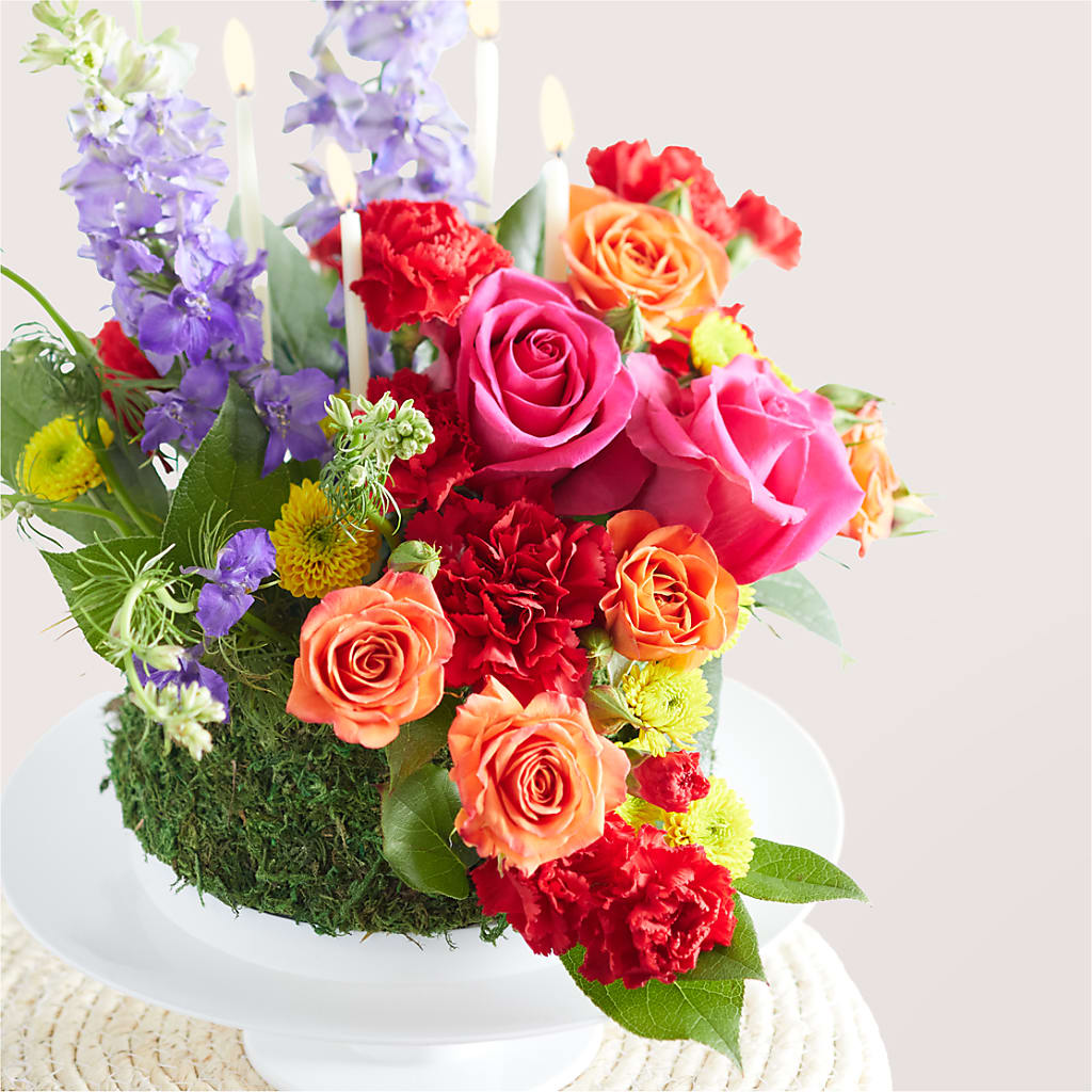 Best Year Yet Floral Cake – Columbia Florist, Bronx NY