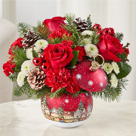Christmas Carols Ornament –  Columbia Florist, Bronx NY