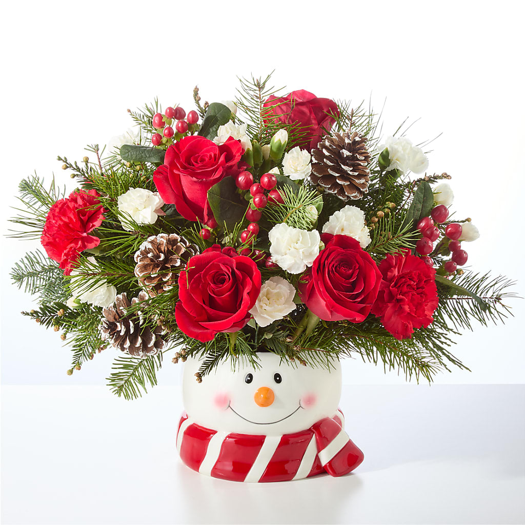 Jolly Snowman Bouquet –  Columbia Florist, Bronx NY