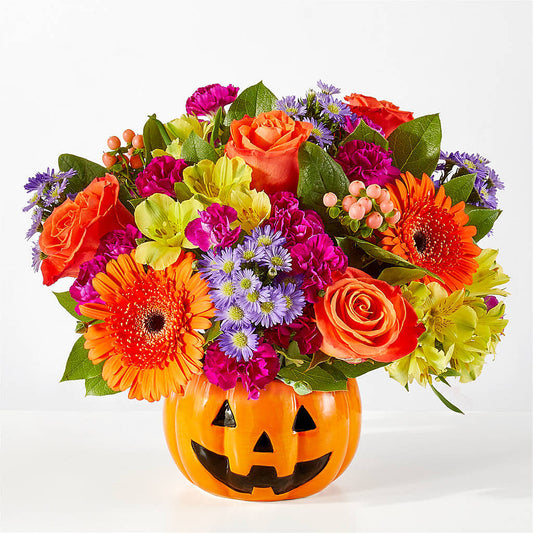 Tricks & Treats Pumpkin –  Columbia Florist, Bronx NY