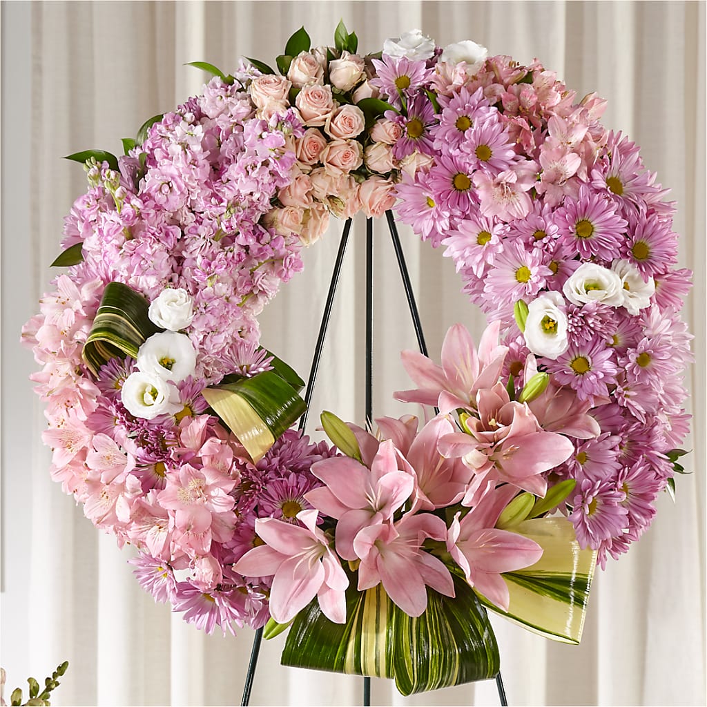 Gift of Warmth Wreath –  Columbia Florist, Bronx NY