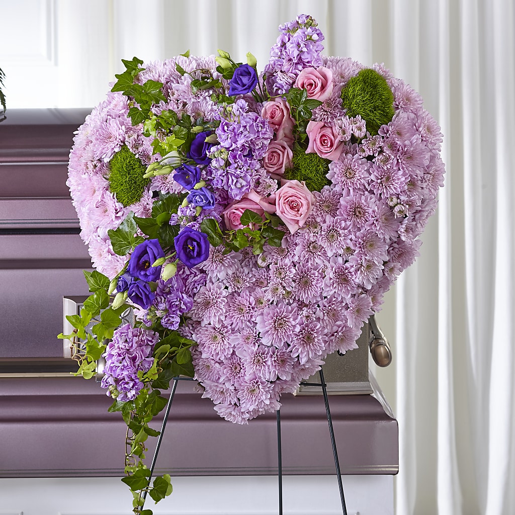 Treasured Love Standing Heart –  Columbia Florist, Bronx NY