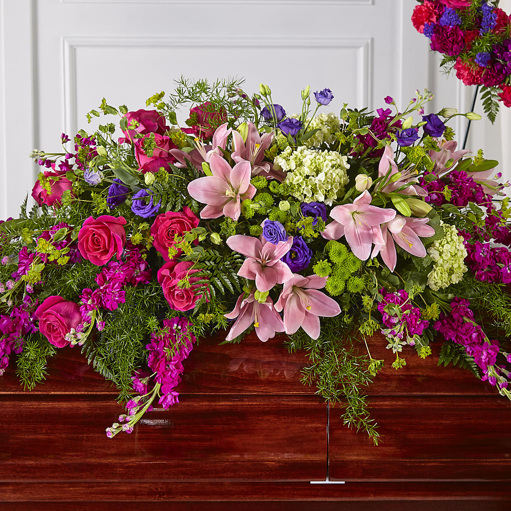 Radiant Tribute Casket Spray –  Columbia Florist, Bronx NY