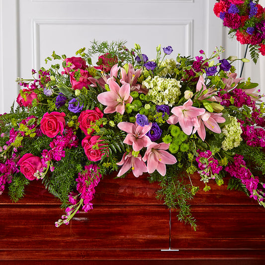 Radiant Tribute Casket Spray –  Columbia Florist, Bronx NY