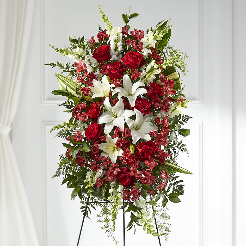 Everlasting Memory Standing Spray –  Columbia Florist, Bronx NY