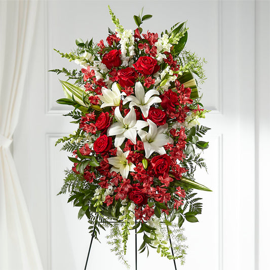 Everlasting Memory Standing Spray –  Columbia Florist, Bronx NY