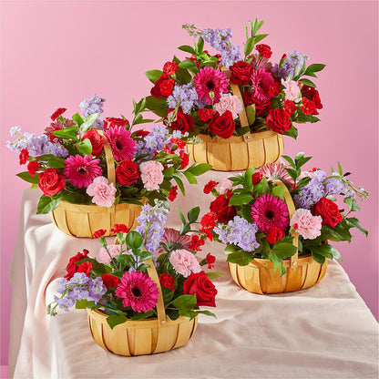 Pink Picnic Basket –  Columbia Florist, Bronx NY