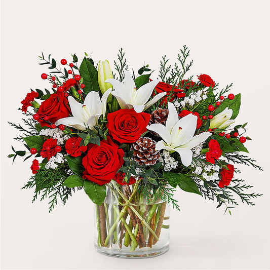 Best in Snow Bouquet –  Columbia Florist, Bronx NY